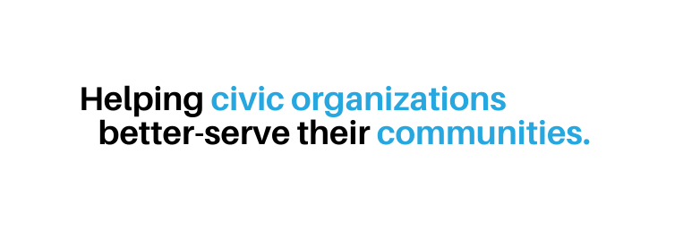 Helping civic organizations better serve their communities